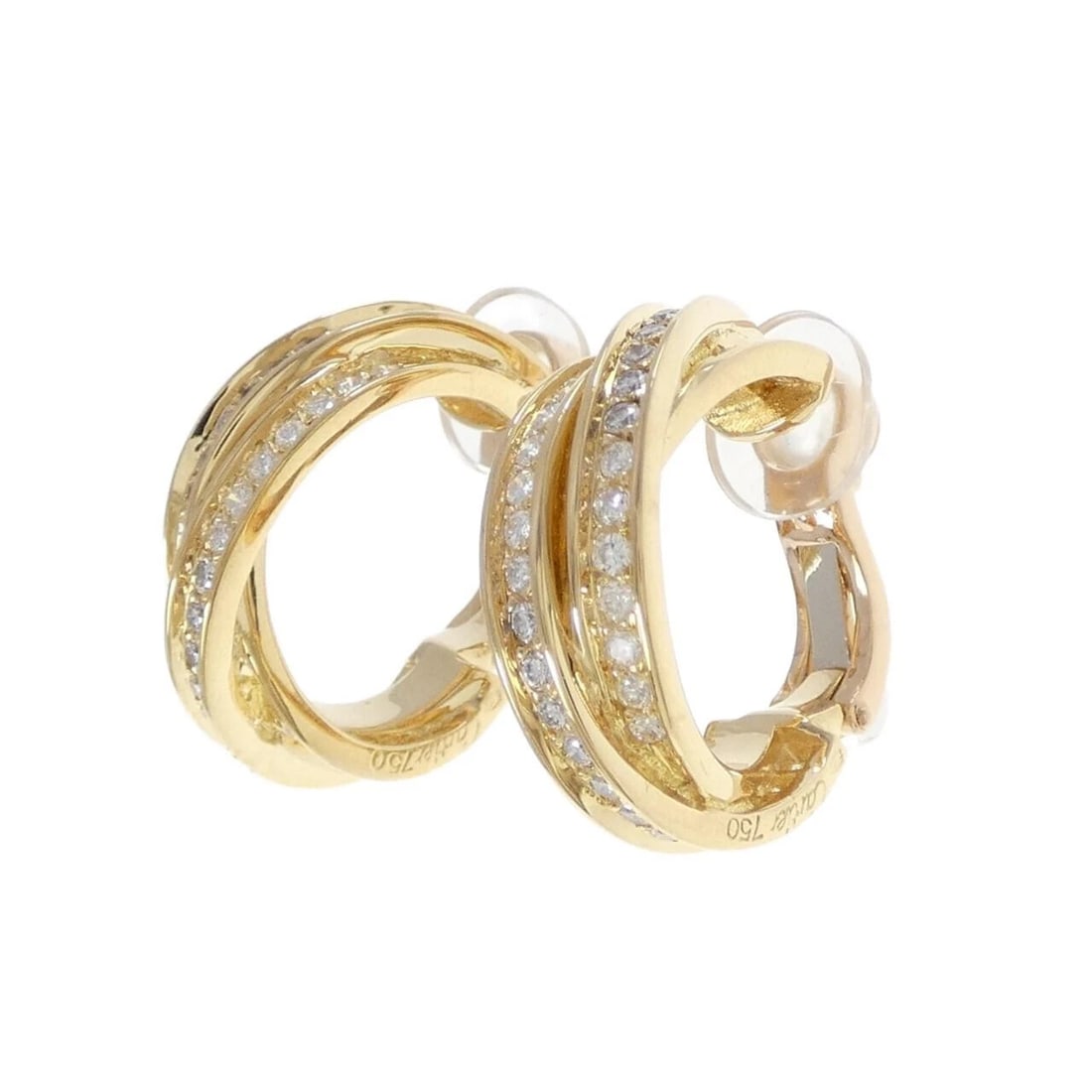 CARTIER THREE BANGLE SMALL EARRING - 2
