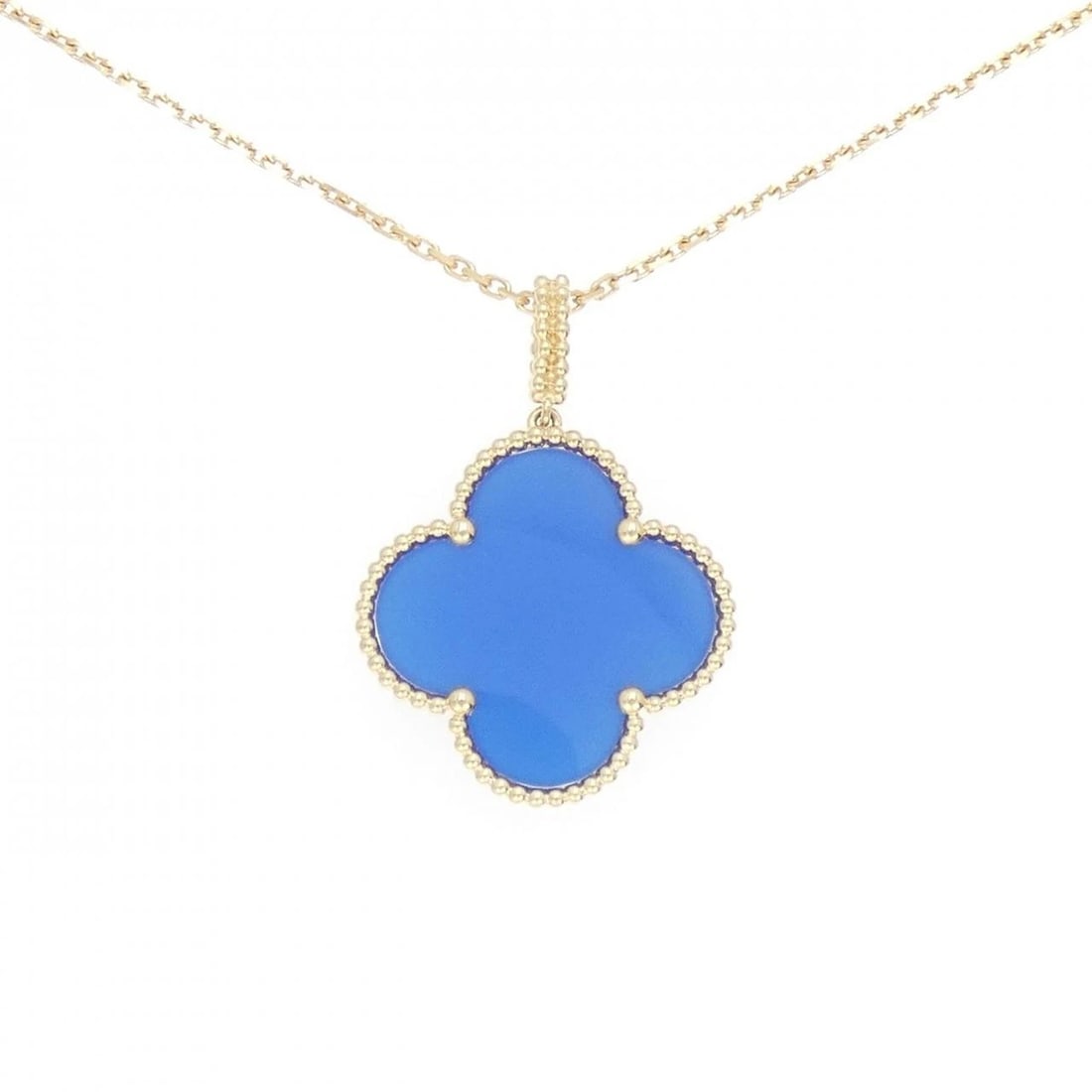 VAN CLEEF & ARPELS MAGIC ALHAMBRA LONG NECKLACE: Van Cleef & Arpels Magic Alhambra Long Necklace Brand: Van Cleef & Arpels Type: Necklace Material: 750 yellow gold, Main Stone/Creation Agate Color: Yellow Gold Size: 75-90cmActual Size Pendant le