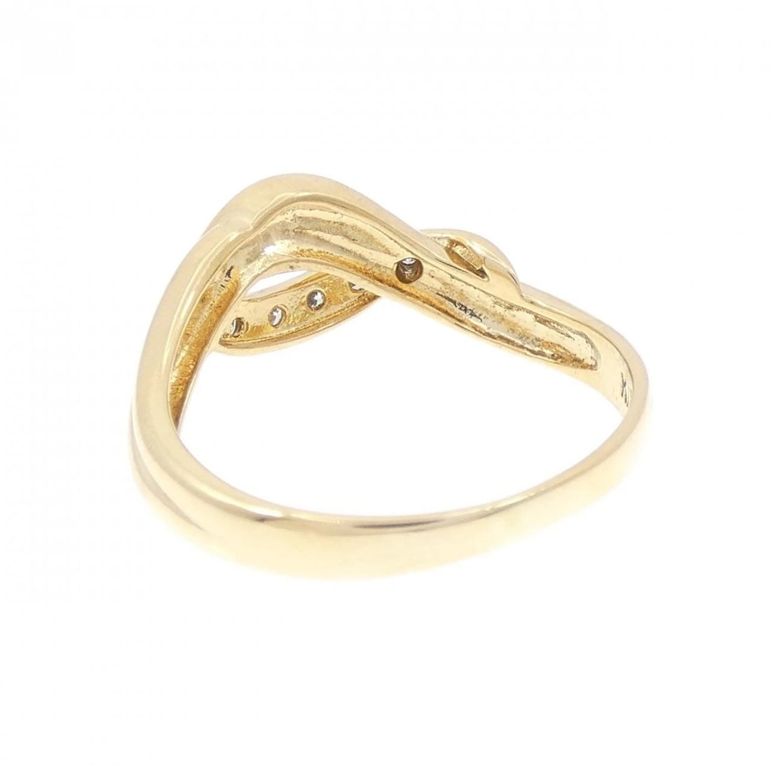 K18YG DIAMOND RING - 2