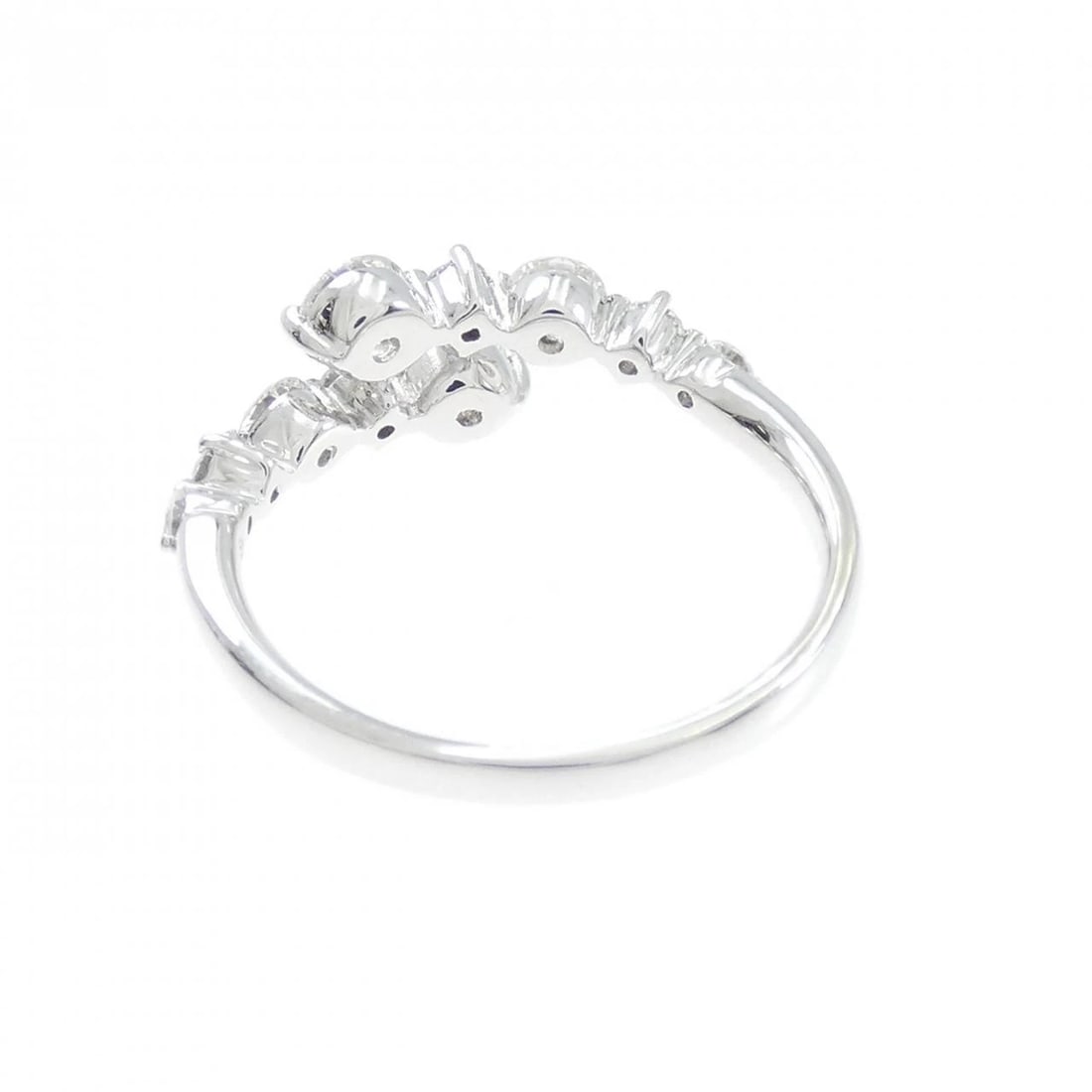 K18WG DIAMOND RING - 3