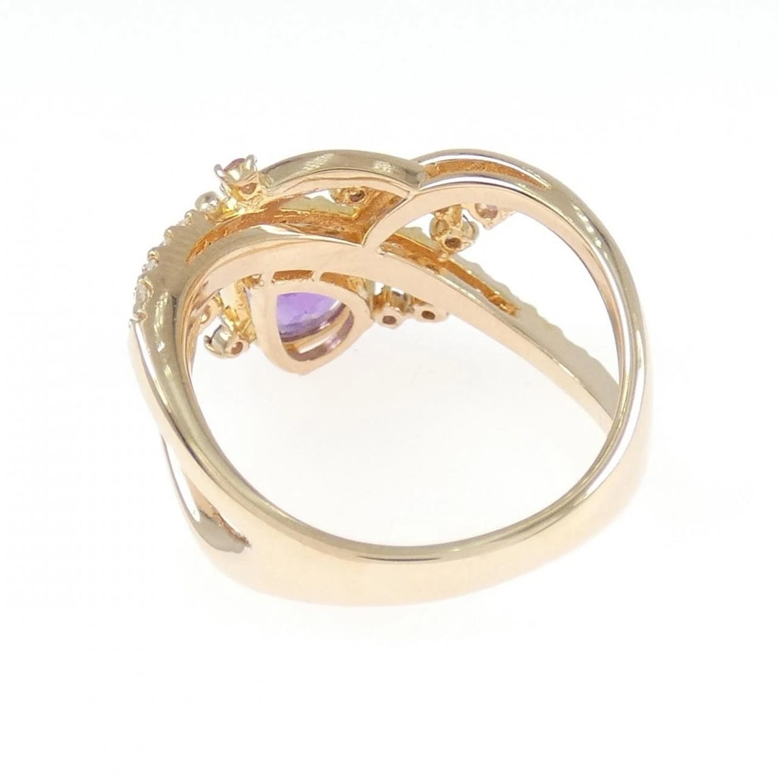 K18PG COLOR STONE RING - 3