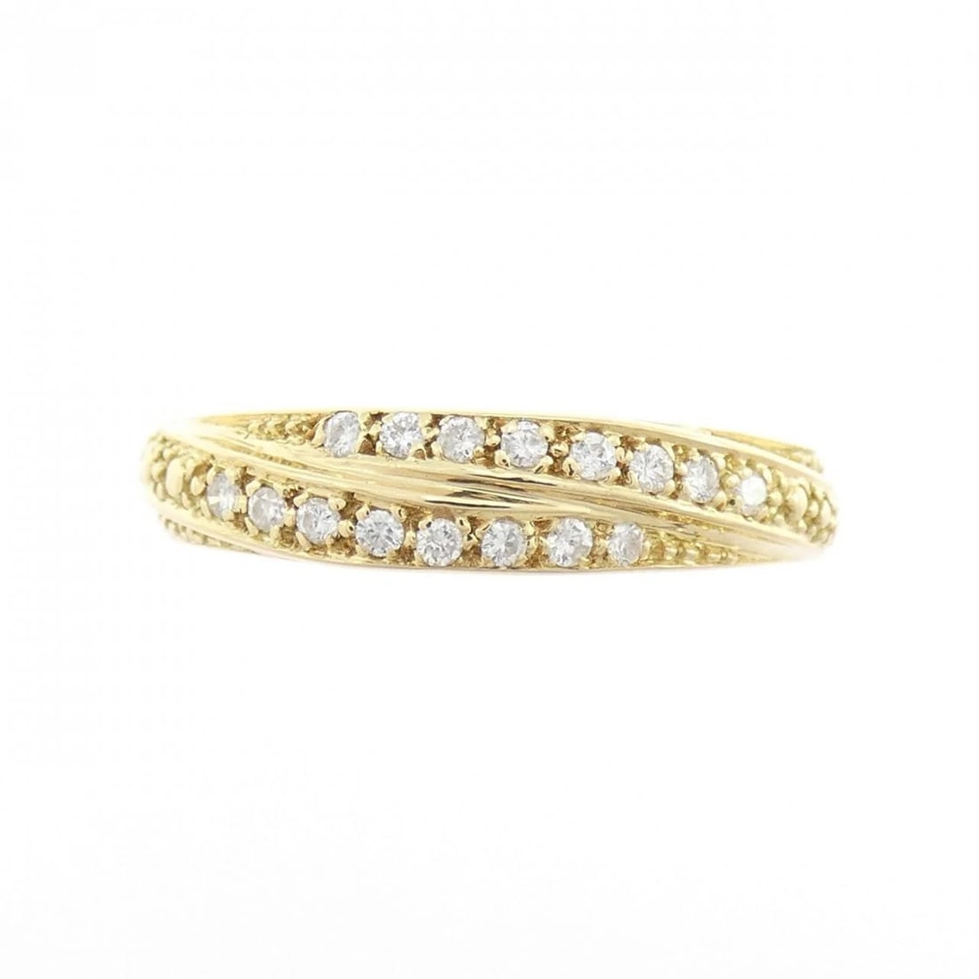 K18YG DIAMOND RING - 2