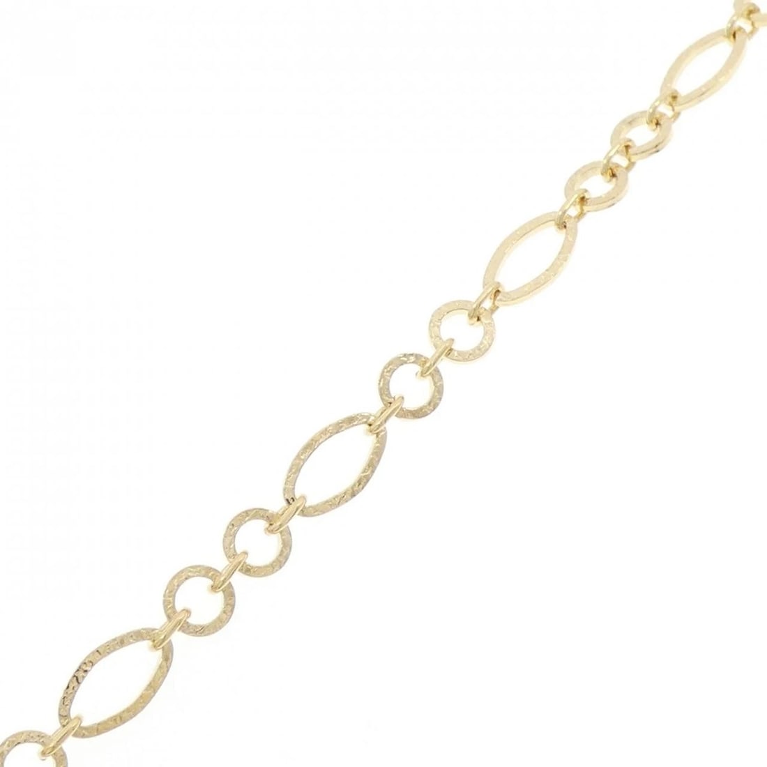 K18YG BRACELET: K18YG bracelet Brand: Unbranded Type: bracelet Material: K18 yellow gold, Main Stone/Creation Natural Color: Yellow Gold Size: Approx. height x width: 14.4mm x 7.6mm Accessories: None Acce