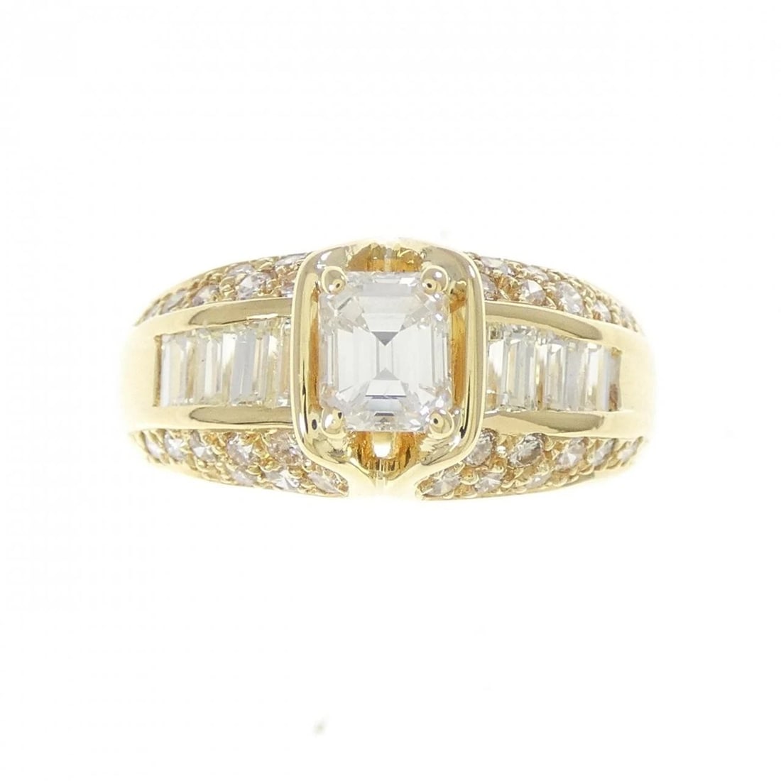 K18YG DIAMOND RING - 2
