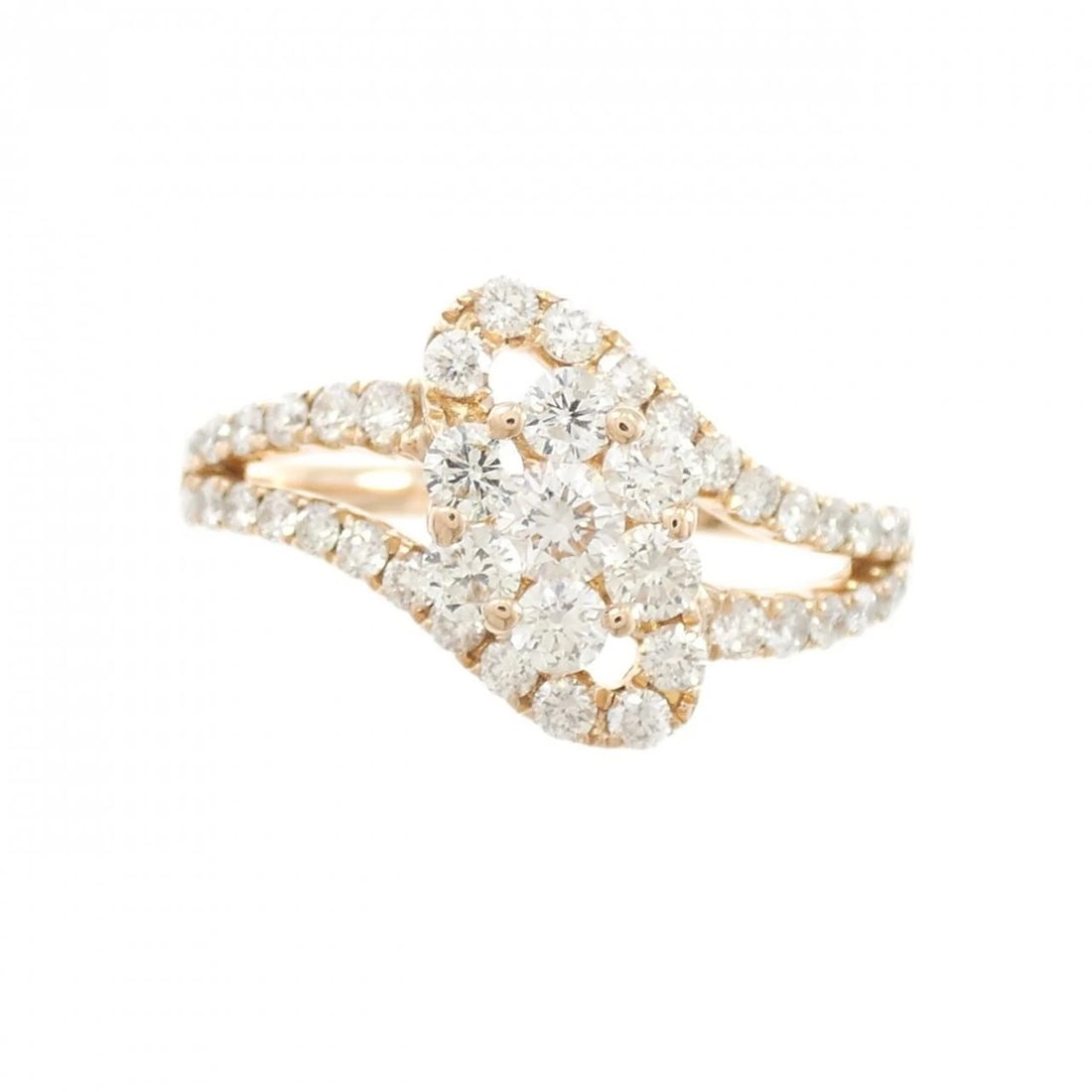 K18PG DIAMOND RING - 2