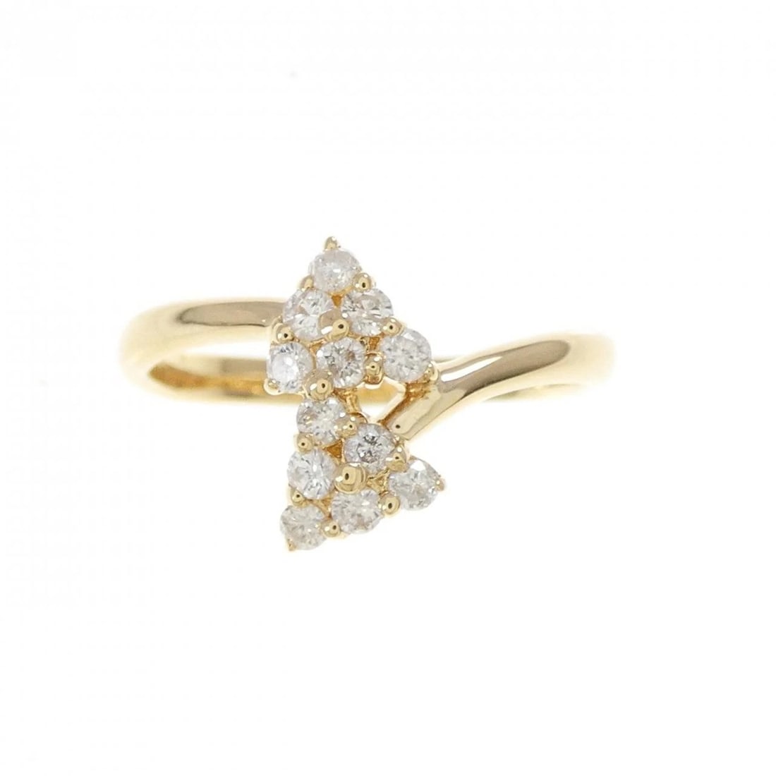 K18YG DIAMOND RING - 2