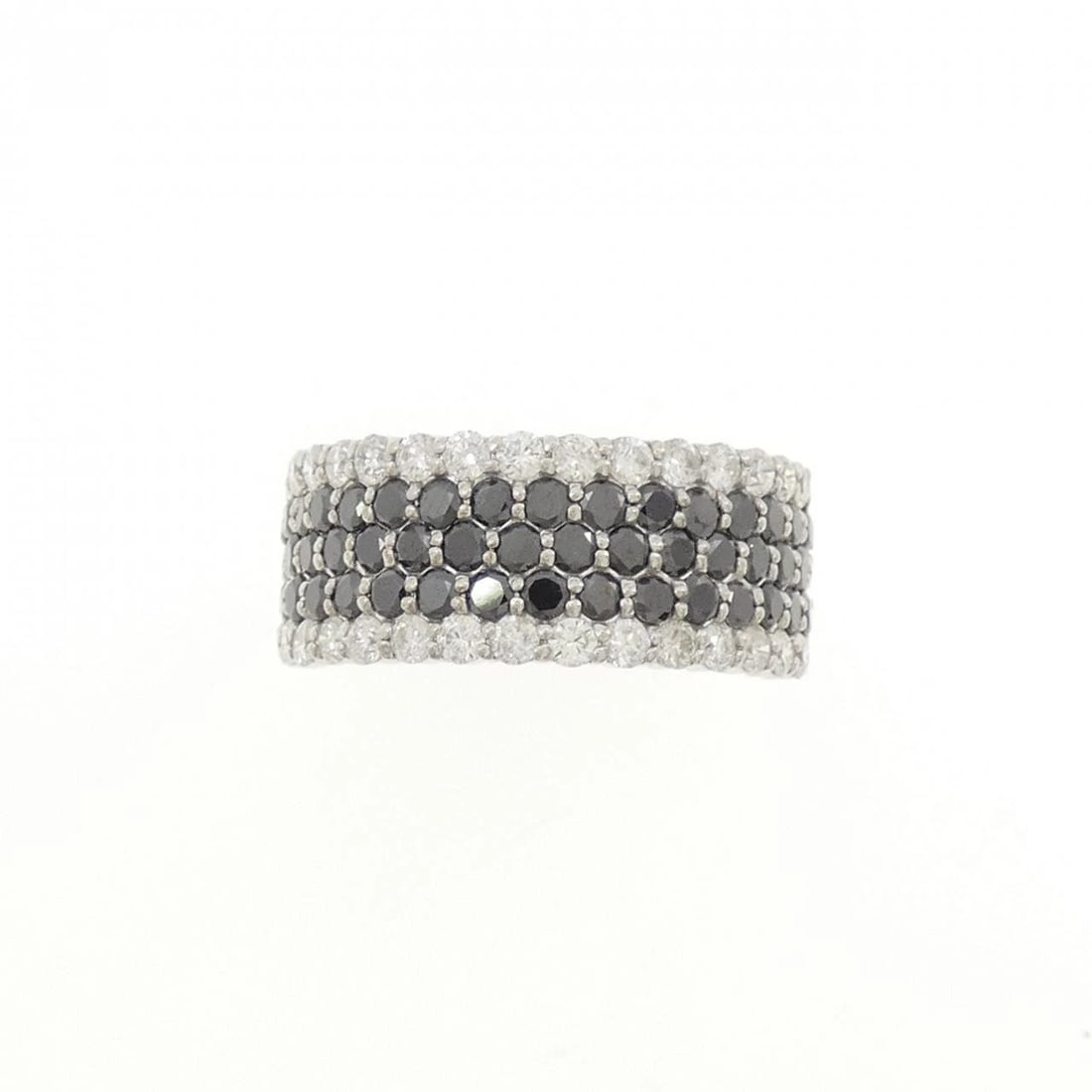 K18WG DIAMOND RING - 2