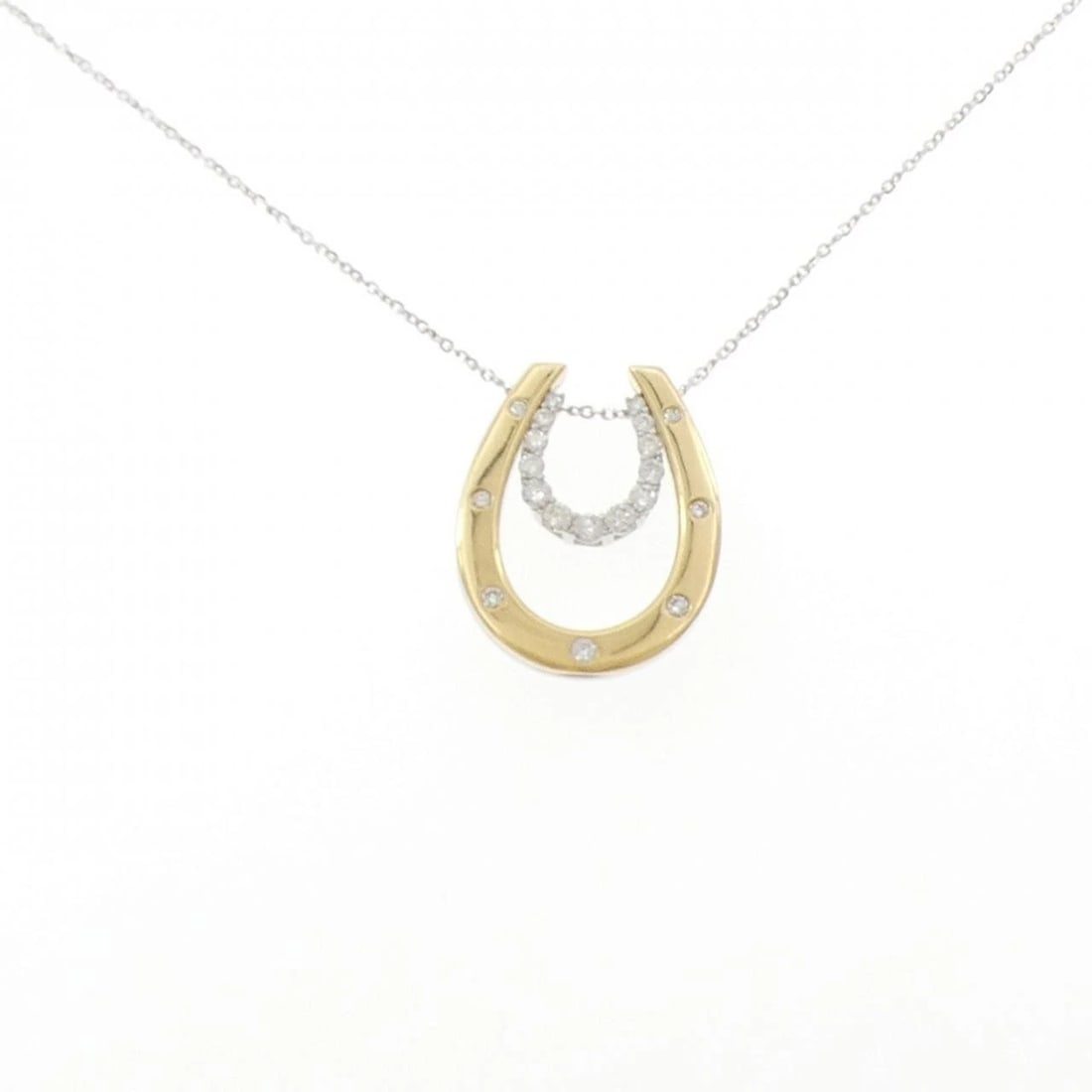 K18WG/K18YG/PT900 2-WAY DIAMOND NECKLACE: K18WG/K18YG/PT900 2-Way Diamond Necklace Brand: Unbranded Type: Diamond Necklace Material: 18K White Gold/18K Yellow Gold/Platinum 900, Main Stone/Creation Natural Color: Yellow Gold White GoldNone