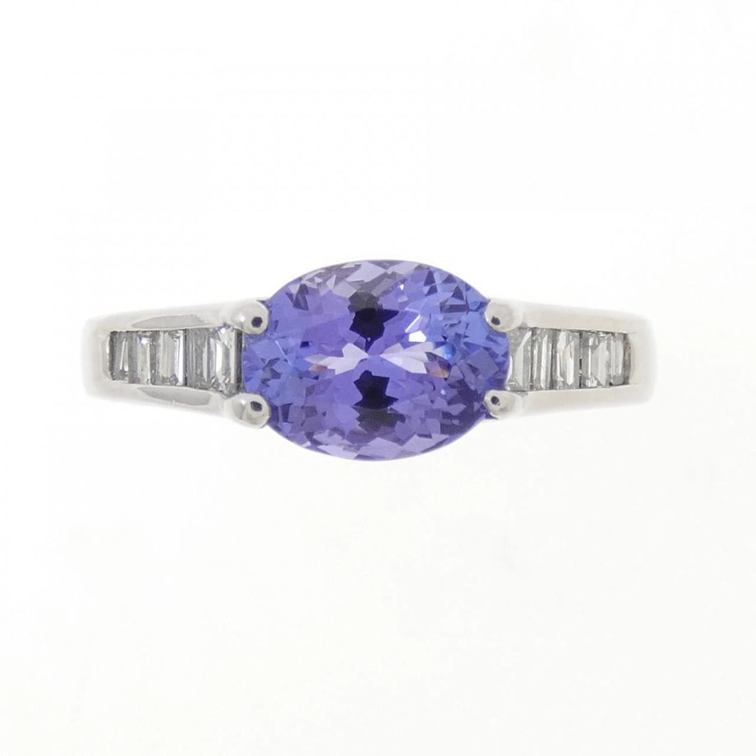 PT900 TANZANITE RING - 2
