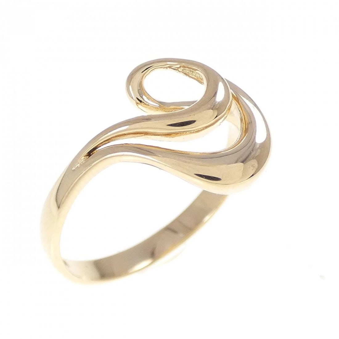 K18YG RING: K18YG ring Brand: Unbranded Type: ring Material: K18 yellow gold, Color: Yellow Gold Size: US5 3/4 Accessories: None Accessories Notice: When purchasing pre-owned goods, please refer to th