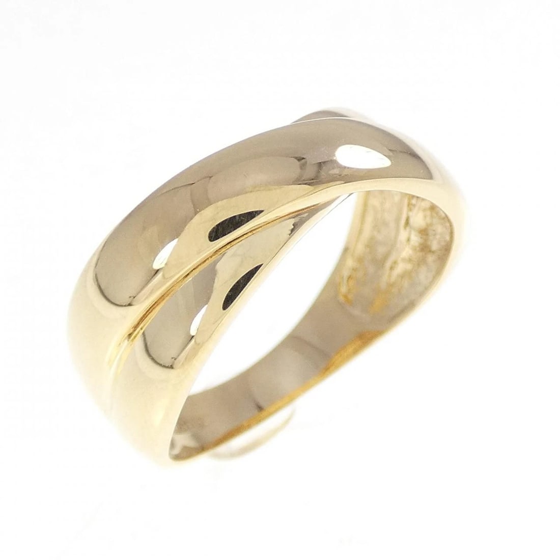 K18YG RING: K18YG ring Brand: Unbranded Type: ring Material: K18 yellow gold, Color: Yellow Gold Size: US5 3/4 Accessories: None Accessories Notice: When purchasing pre-owned goods, please refer to th