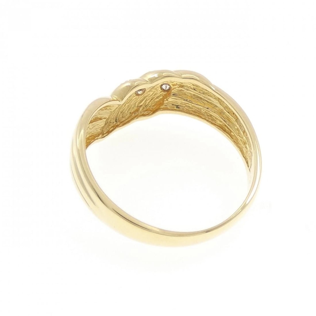 K18YG DIAMOND RING - 2