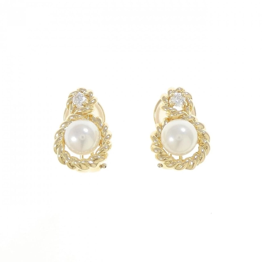 TIFFANY & CO. AKOYA PEARL EARRINGS: TIFFANY & Co. Akoya Pearl Earrings Brand: TIFFANY&Co. Type: TIFFANY&Co. Pierce/Earring Material: 750 yellow gold, Main Stone/Creation Akoya Pearl Secondary Stone Natural Color: Yellow Gold 