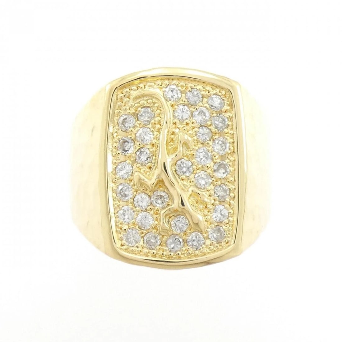 K18YG DIAMOND RING - 2