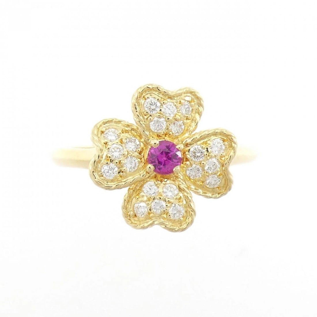 18K YELLOW GOLD RUBY RING - 2