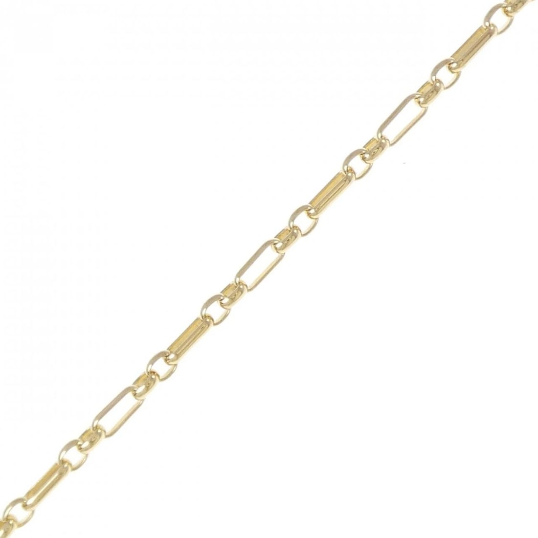 K18YG BRACELET: K18YG bracelet Brand: Unbranded Type: bracelet Material: K18 Yellow Gold, Color: Yellow Gold Size: Actual Size Max width approx: 2.8mm Size 19.5cm Accessories: None Accessories Notice: When