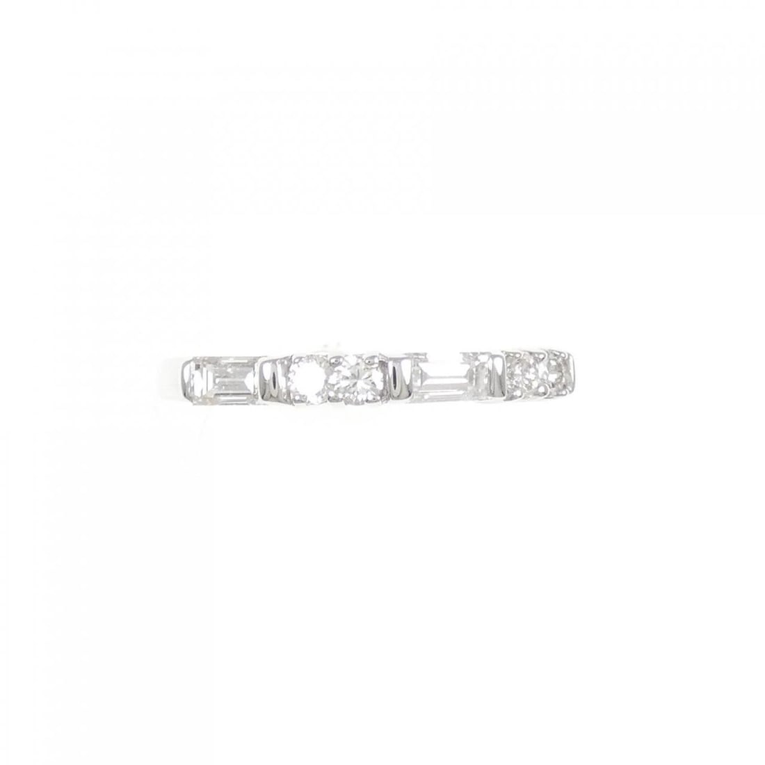 K18WG DIAMOND RING - 2