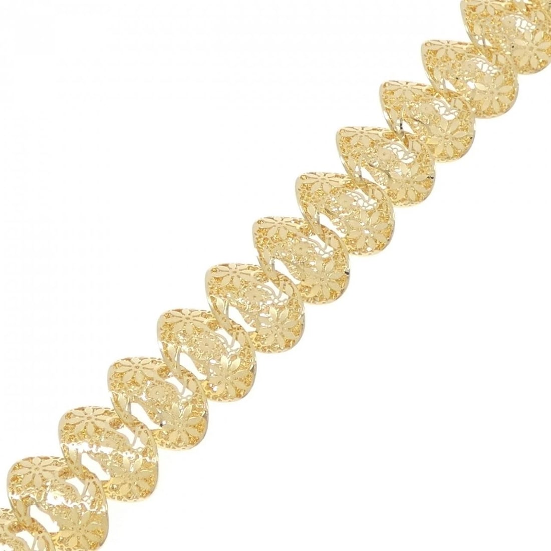 750YG FLOWER BRACELET (1 of 3)
