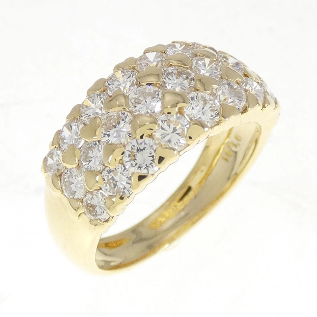 K18YG DIAMOND RING (1 of 2)