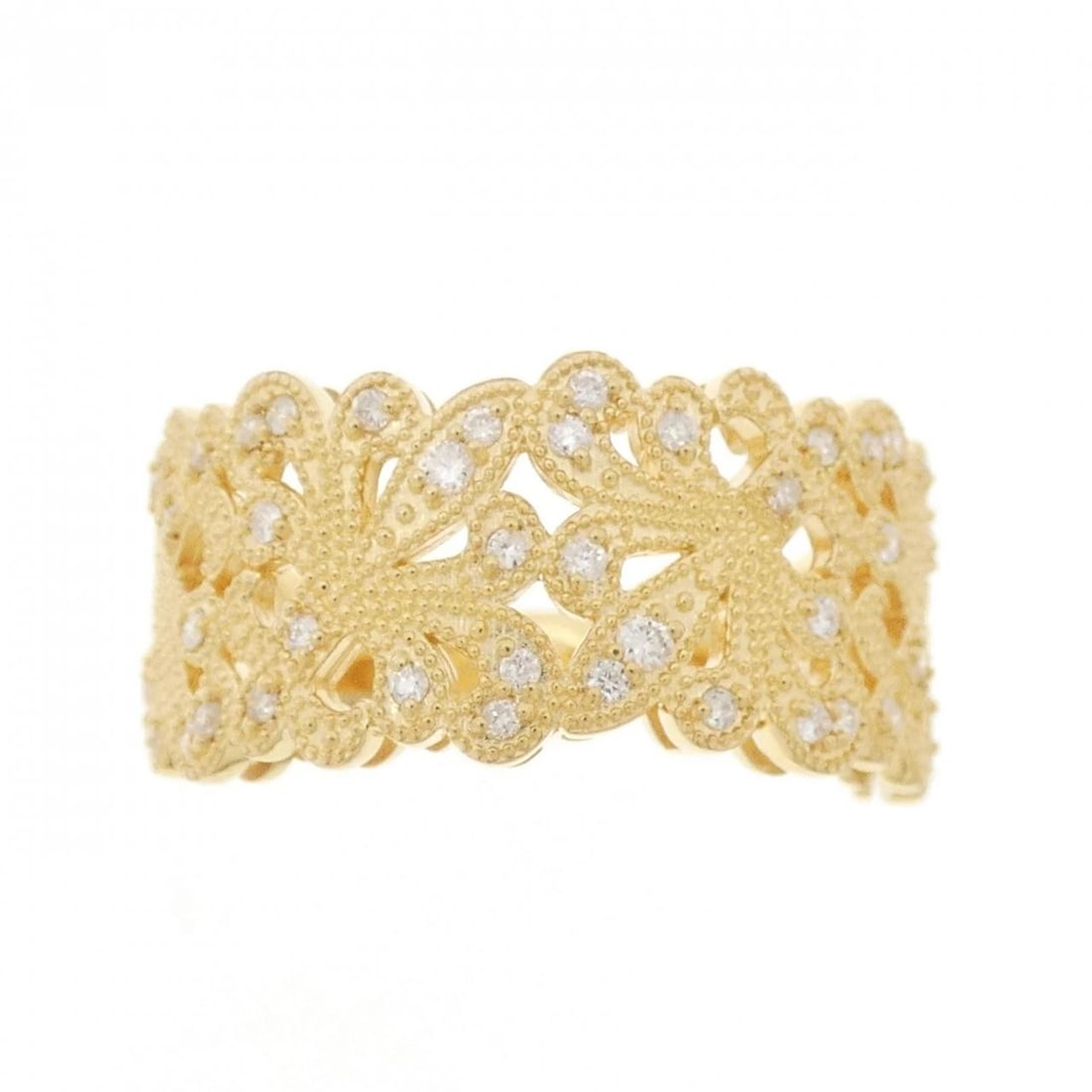 K18YG DIAMOND RING - 2