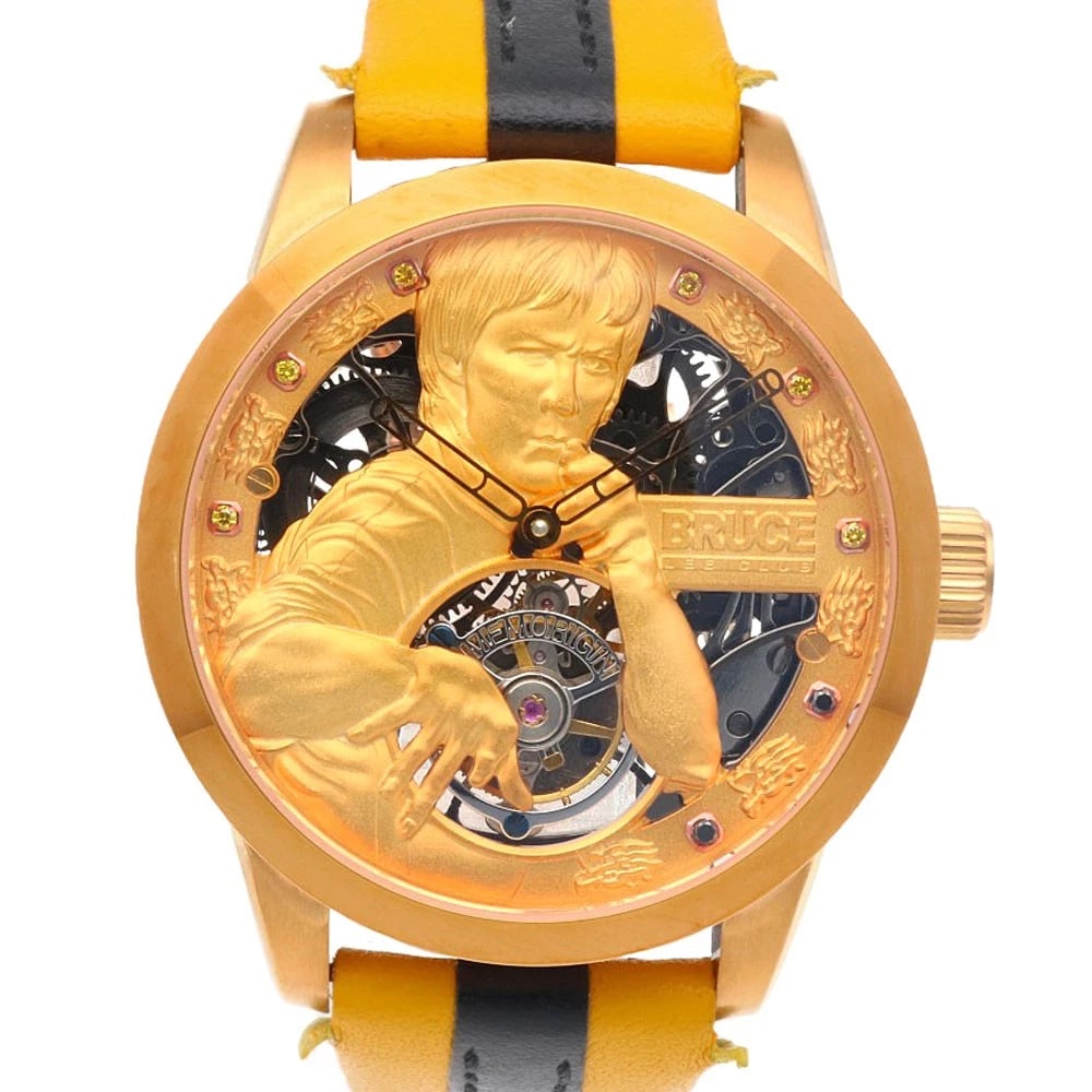 MEMORIGIN WATCHES STAINLESS STEEL WATCH: MEMORIGIN Watches Stainless Steel Watch Brand: MEMORIGIN Type: Wristwatch Material: Stainless Steel Color: yellow Size: Case Diameter:42.5mmBand Length:4.7inch / 12.0-19.5cm Accessories: None