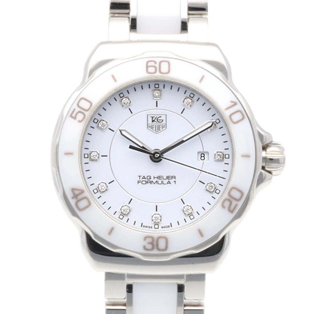 TAG HEUER WATCHES STAINLESS STEEL WHITE CERAMIC WATCH (1 of 5)