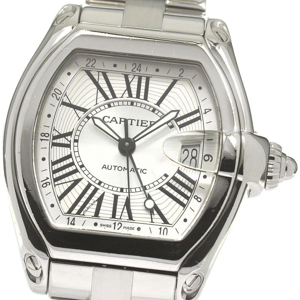CARTIER ROADSTER SILVER WATCH (1 of 3)