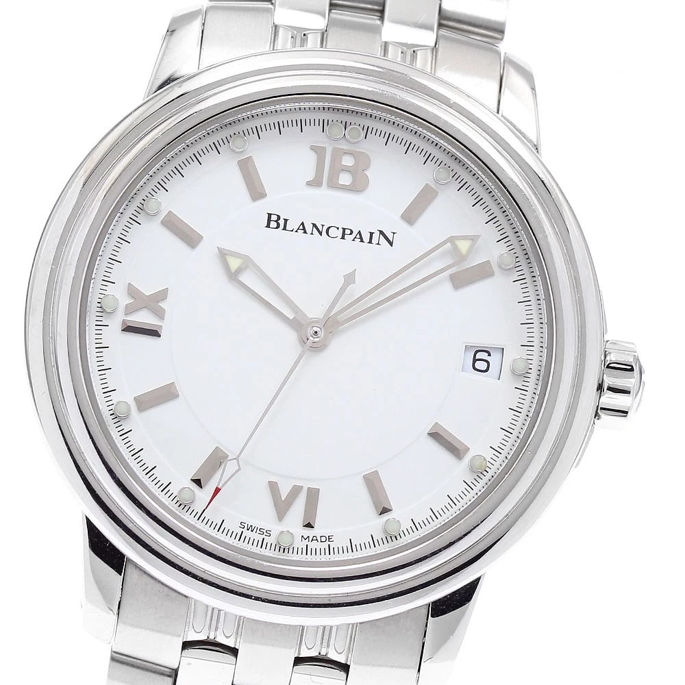 BLANCPAIN LEMAN ULTRA SLIM WHITE WATCH (1 of 3)