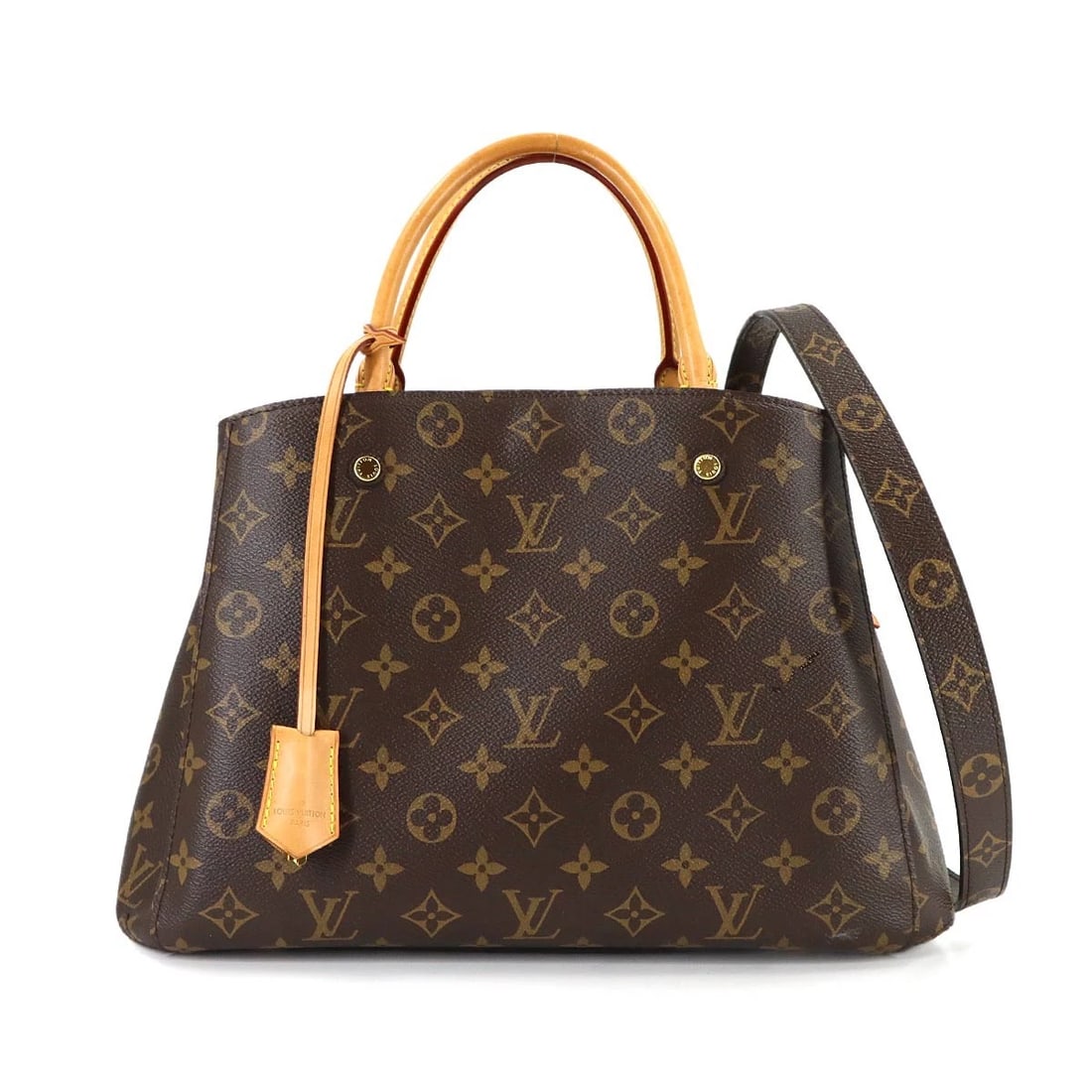 LOUIS VUITTON MONOGRAM MONTAIGNE MM 2WAY HAND SHOULDER BAG (1 of 8)