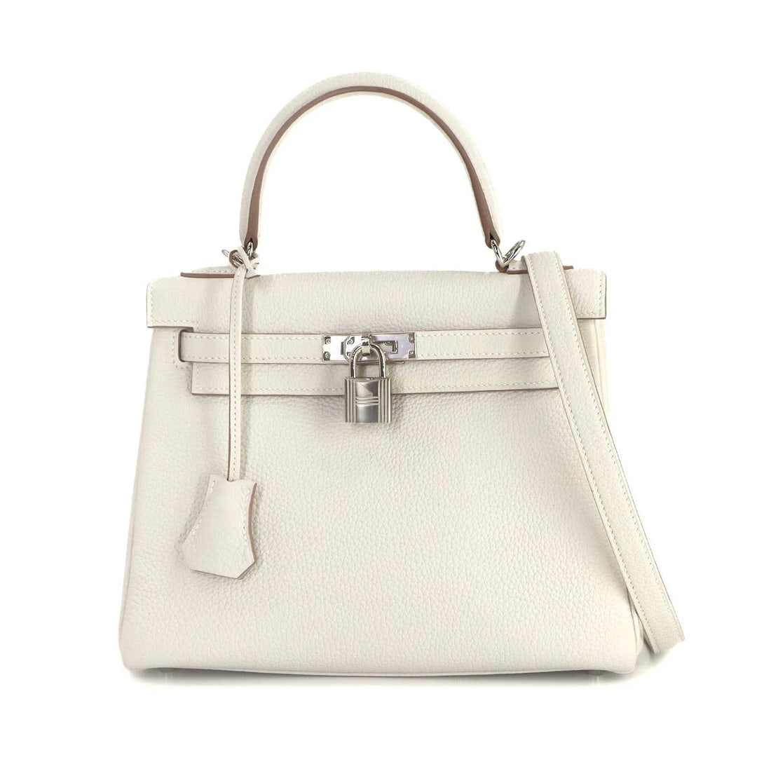 HERMES KELLY 25 VEAU TOGO MUSHROOM 2WAY HAND SHOULDER BAG: HERMES Kelly 25 Veau Togo Mushroom 2way Hand Shoulder Bag Brand: HERMES Type: Hand Bag / Shoulder bag Material: Veau Togo Color: Mushroom Size: W 9.45 inch, H 7.87 inch, D 3.74 inch Accessories: