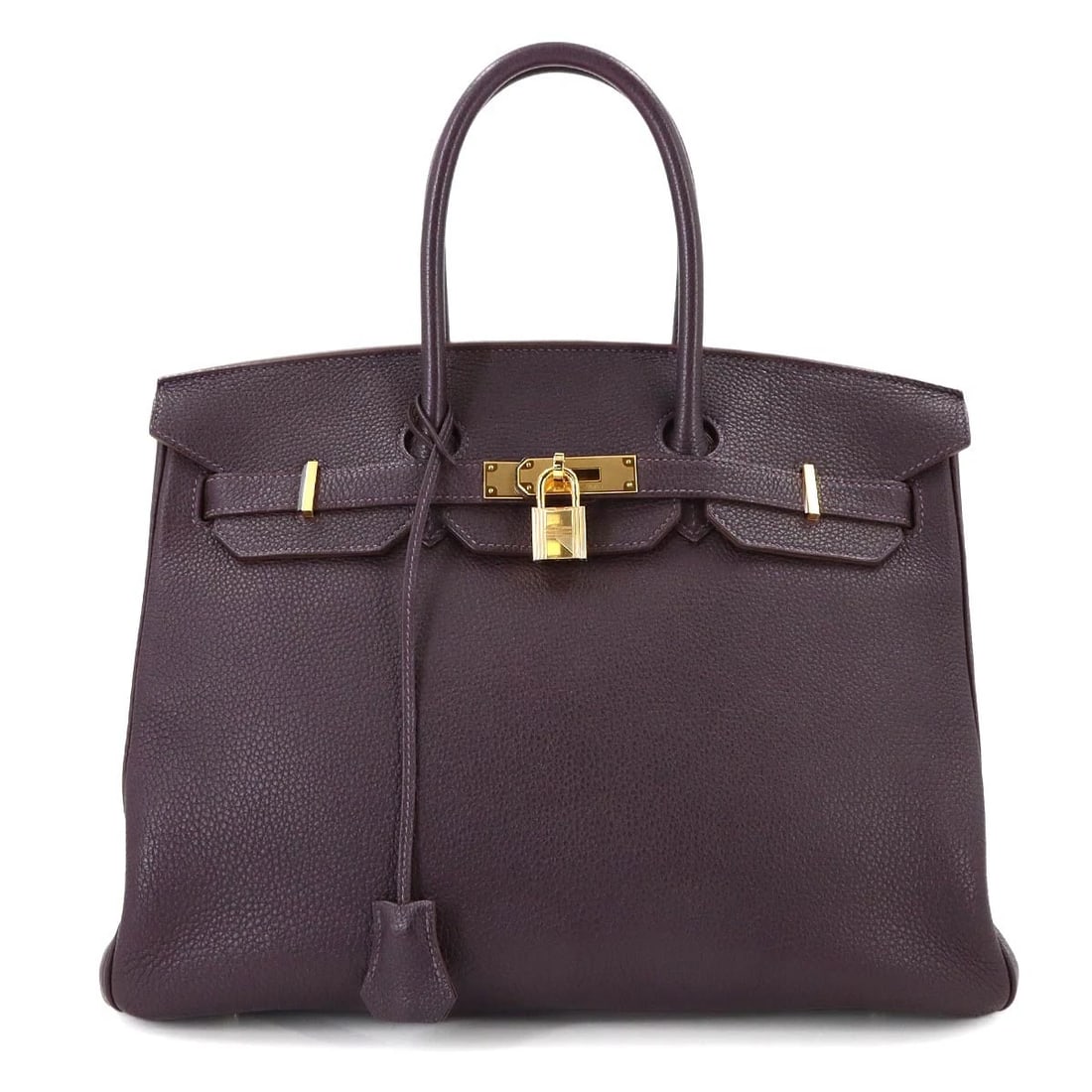 HERMES BIRKIN 35 VEAU TOGO RAISIN HAND BAG (1 of 7)