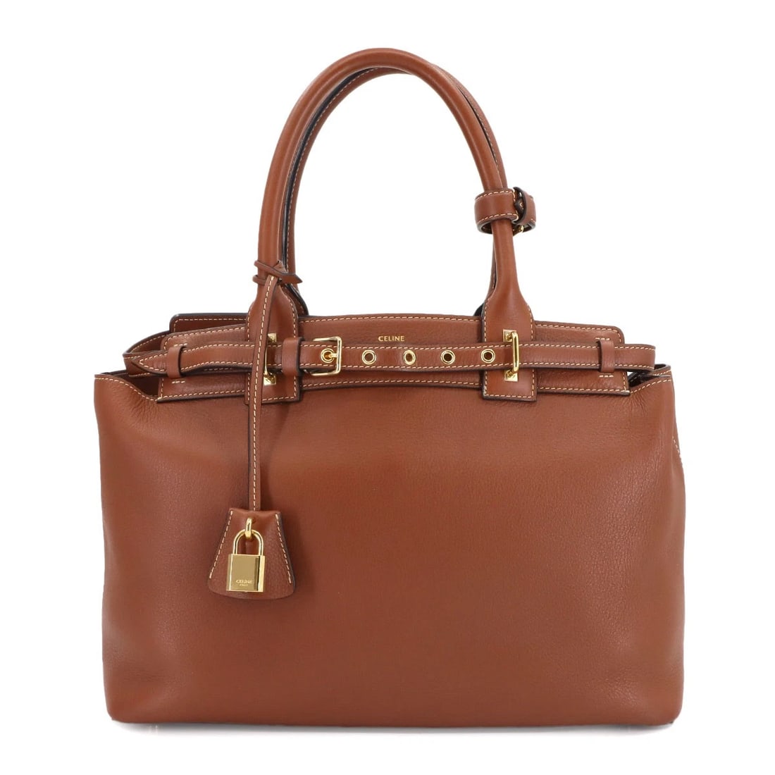 CELINE CONTI TOTE BAG LEATHER TAN BROWN (1 of 7)