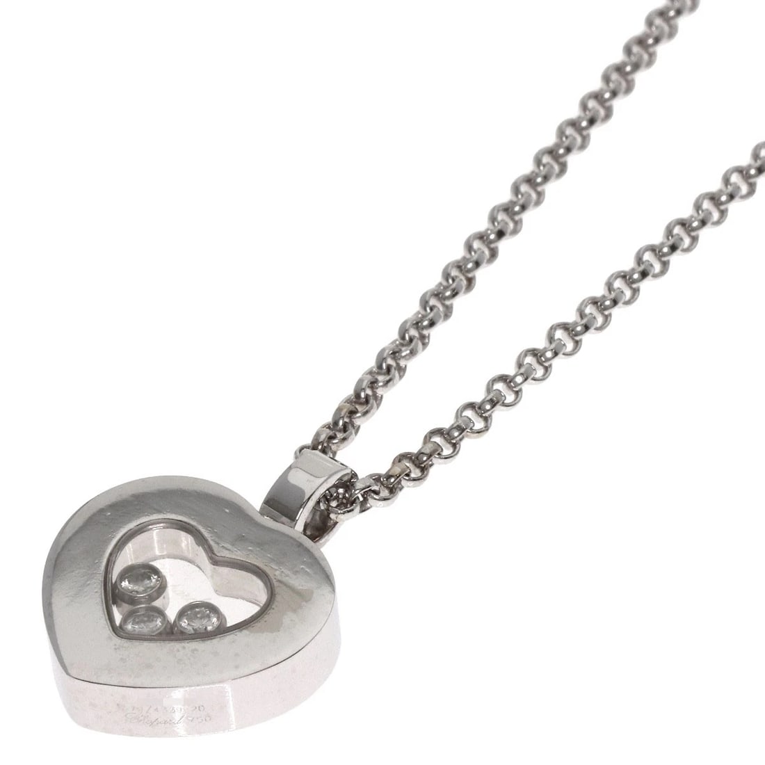 CHOPARD HAPPY DIAMOND HEART MOTIF NECKLACE (1 of 5)