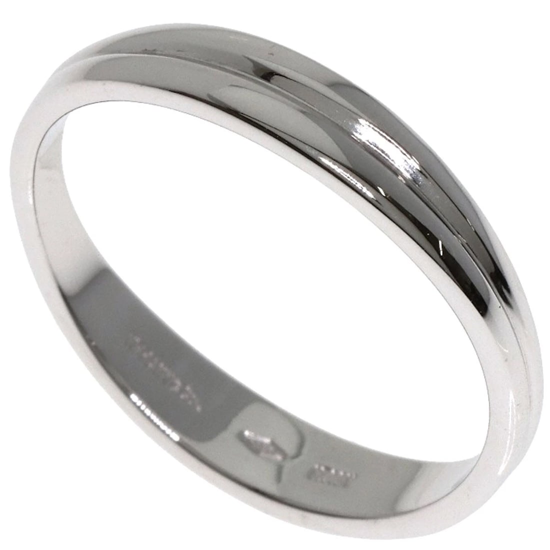 TIFFANY&CO. DOUBLE WAVE RING K18 WHITE GOLD: TIFFANY&Co. Double Wave Ring K18 White Gold Brand: TIFFANY&Co. Type: Ring Material: K18 White Gold, Color: Silver Size: 8(US) Accessories: None Accessories Notice: When purchasing pre-owne