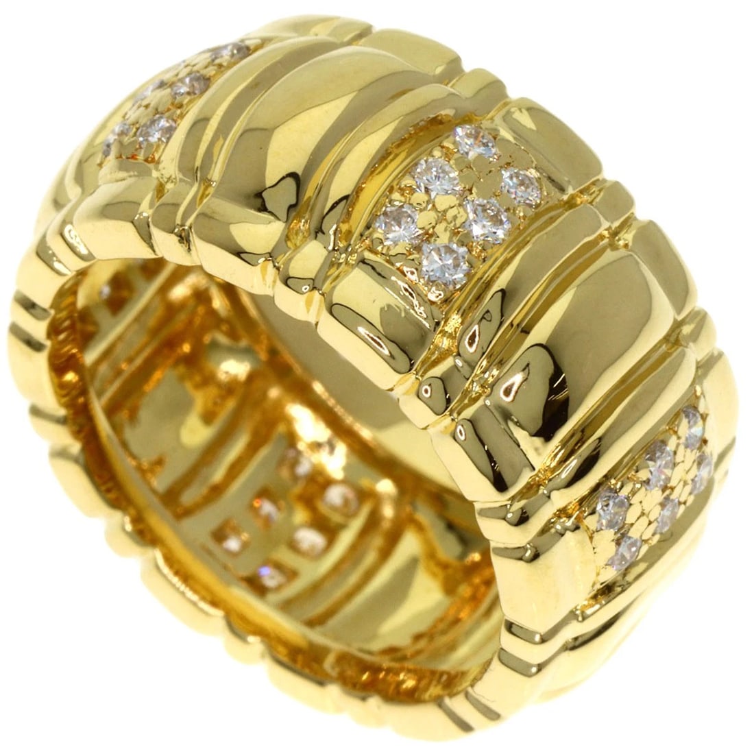 PIAGET TANAGRA DIAMOND RING K18 YELLOW GOLD (1 of 7)