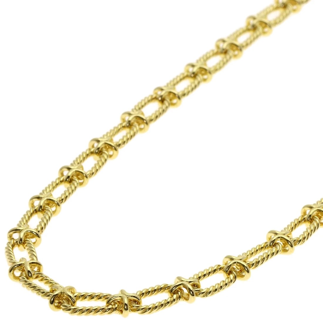 TIFFANY&CO. VINTAGE LONG CHAIN NECKLACE: TIFFANY&Co. Vintage Long Chain Necklace Brand: TIFFANY&Co. Type: Necklace Material: K18 Yellow Gold, Color: Yellow Gold Size: Size/Spec Chain Length:31.9inch/81cm Chain Width:2.0inch/5mm