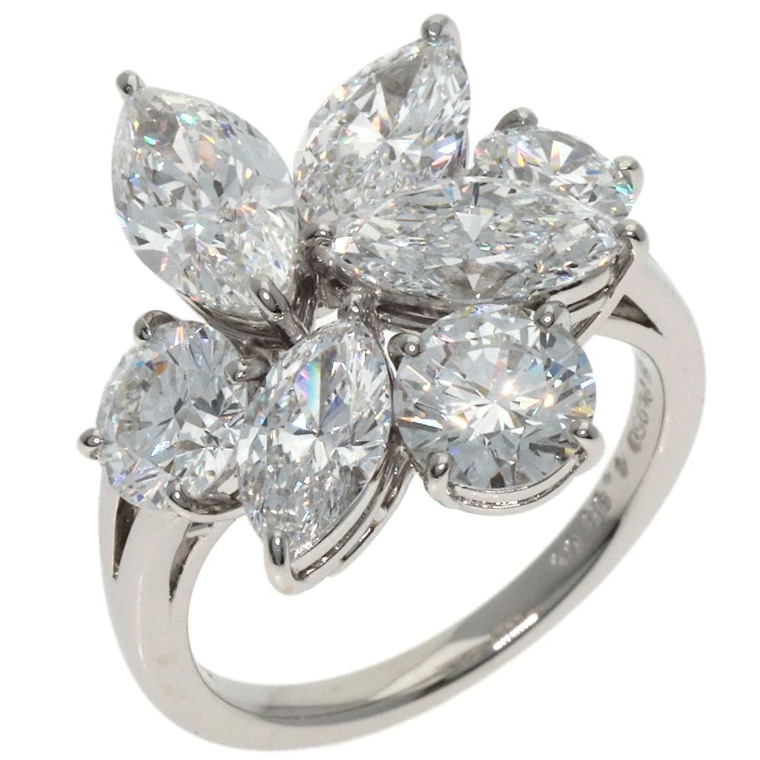 MIKIMOTO DIAMOND RING PLATINUM PT950 (1 of 4)