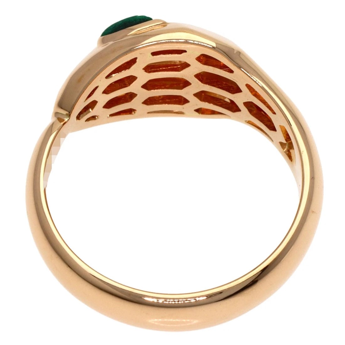 SERPENTI DIAMOND MALACHITE RING - 4