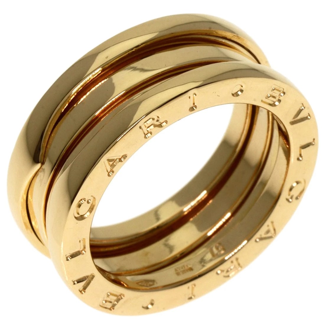 BVLGARI B.ZERO1 2 BAND RING K18 YELLOW GOLD (1 of 3)