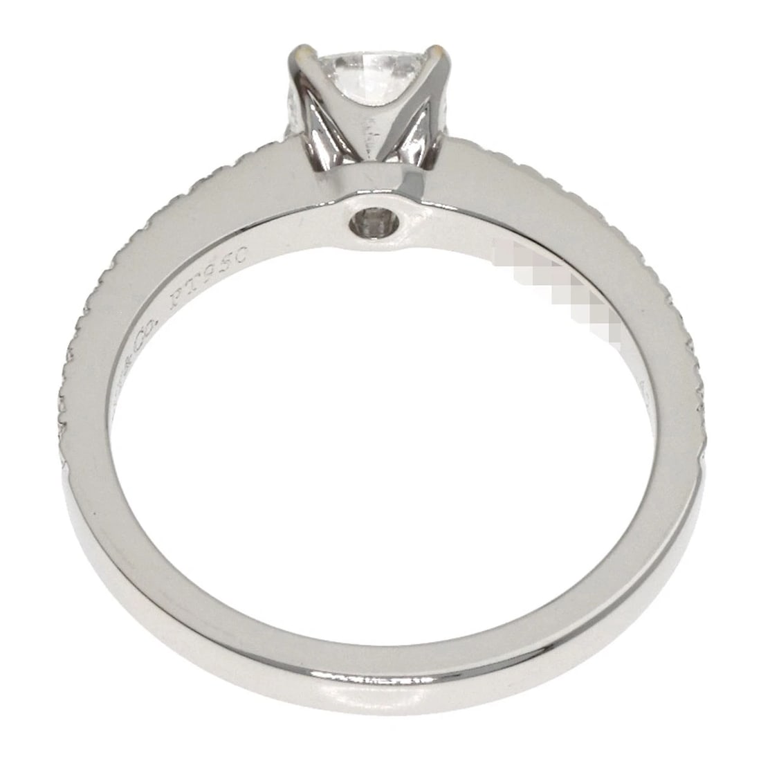 TIFFANY&CO. SOLITAIRE DIAMOND RING - 4