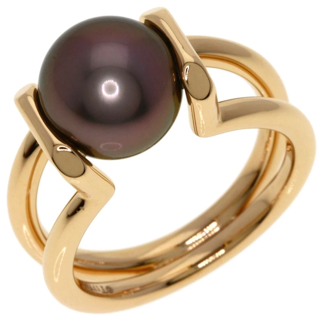 TIFFANY&CO. HARDWARE PEARL RING - 2