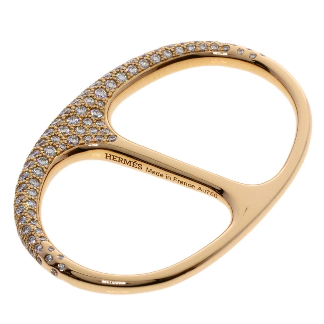 HERMES SHANE DUNKLE PUNK DOUBLE RING DIAMOND RING (1 of 3)