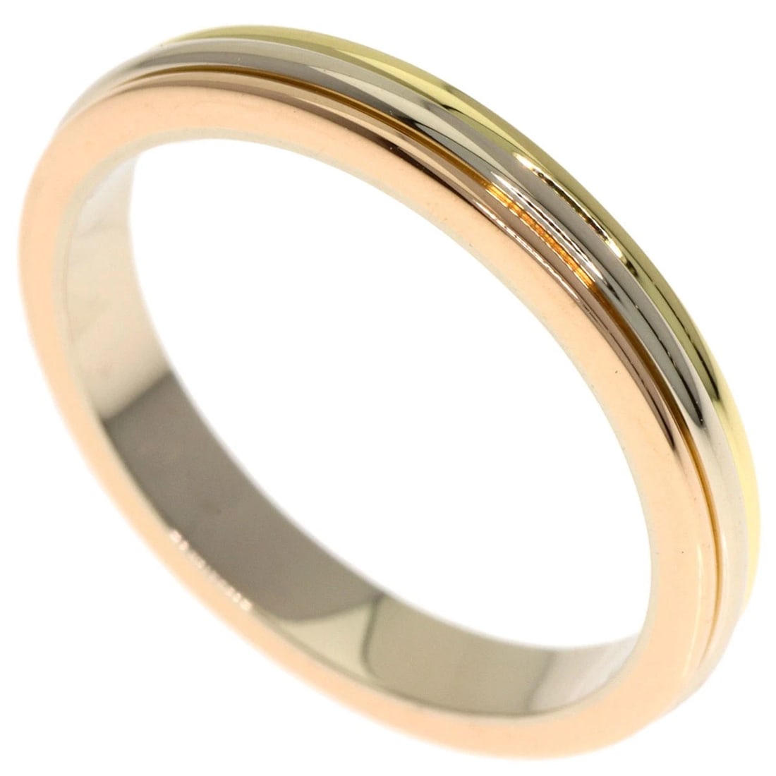 CARTIER 3 COLORS RING K18 YELLOW GOLD 18K PINK GOLD (1 of 3)