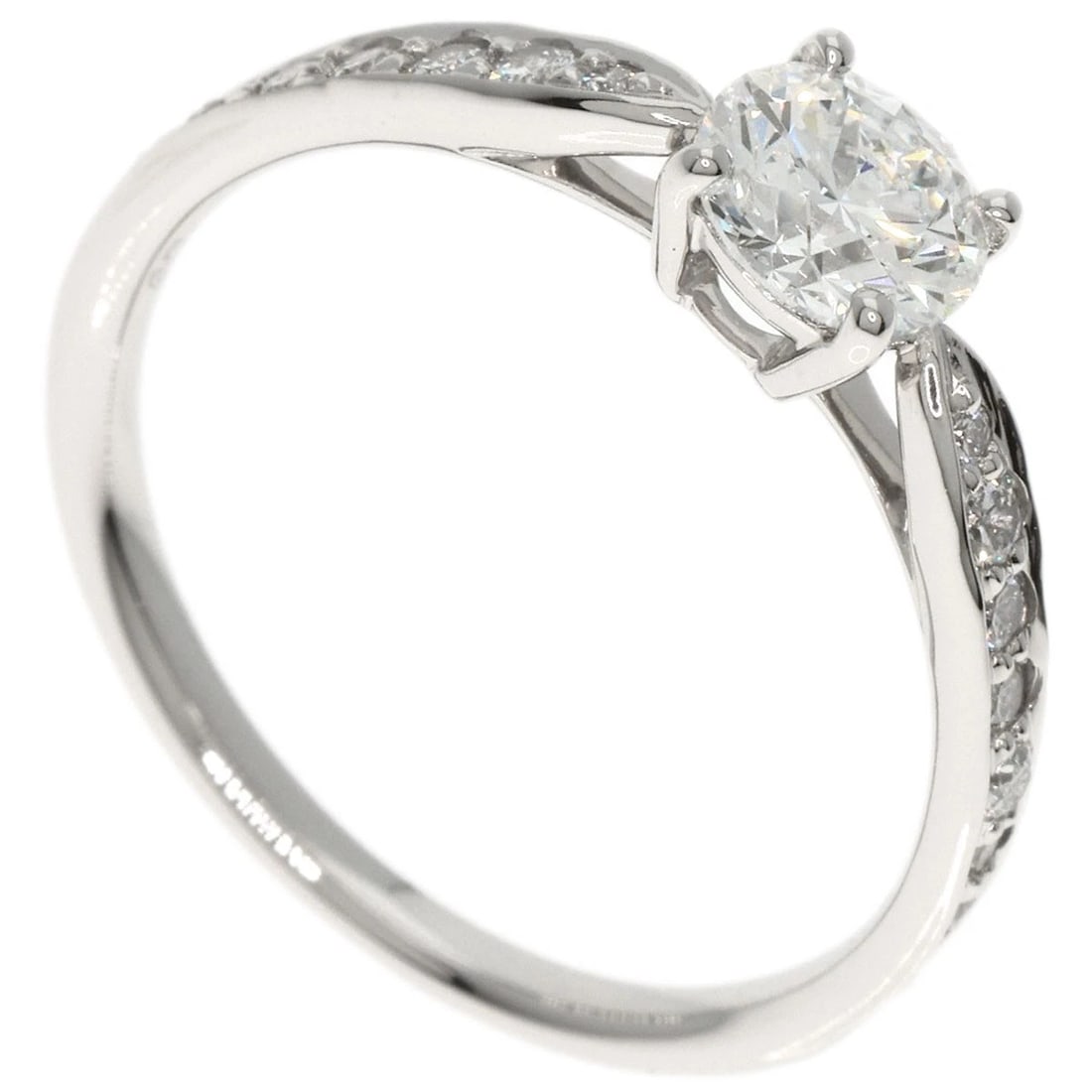 TIFFANY&CO. HARMONY DIAMOND RING: TIFFANY&Co. Harmony Diamond Ring Brand: TIFFANY&Co. Type: Ring Material: Platinum PT950, Main Stone/Creation Natural Color: Silver Size: 5(US) Accessories: None Accessories Notice: When pu