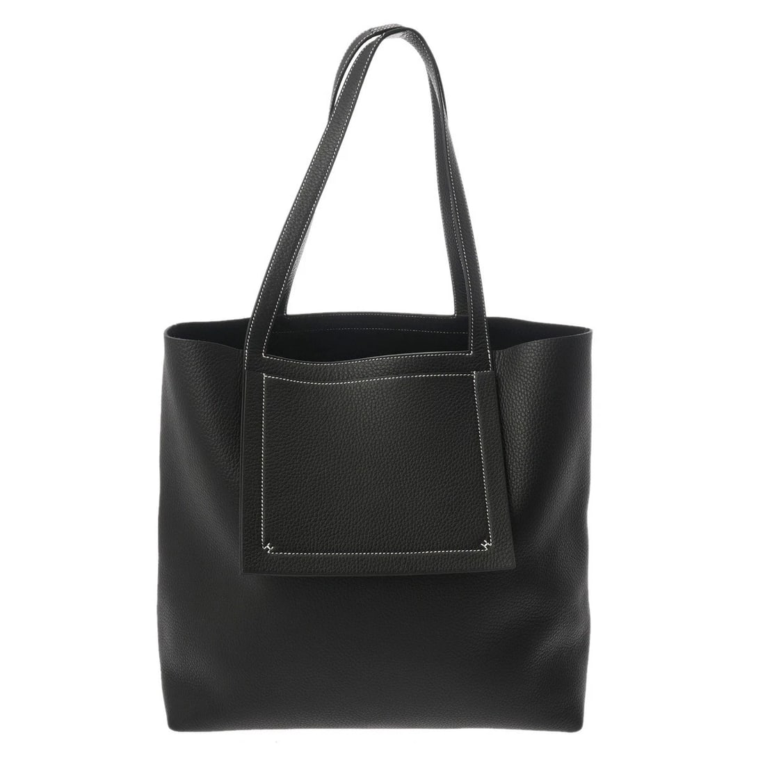 HERMES CABASSERIE 46 TAURILLON CLEMENCE BLACK TOTE BAG (1 of 8)