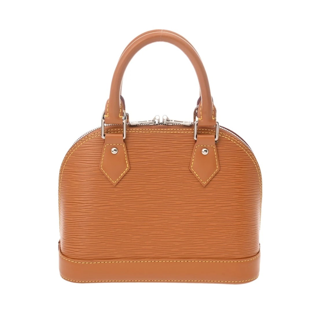 LOUIS VUITTON ALMA BB EPI LEATHER GOLD HONEY HANDBAG: LOUIS VUITTON Alma BB Epi leather Gold Honey Handbag Brand: LOUIS VUITTON Type: Handbag Material: leather Color: Gold Honey Size: H:about 7.1inch W:about 9.1inch D:about 4.5inch Shoulder:about 39.