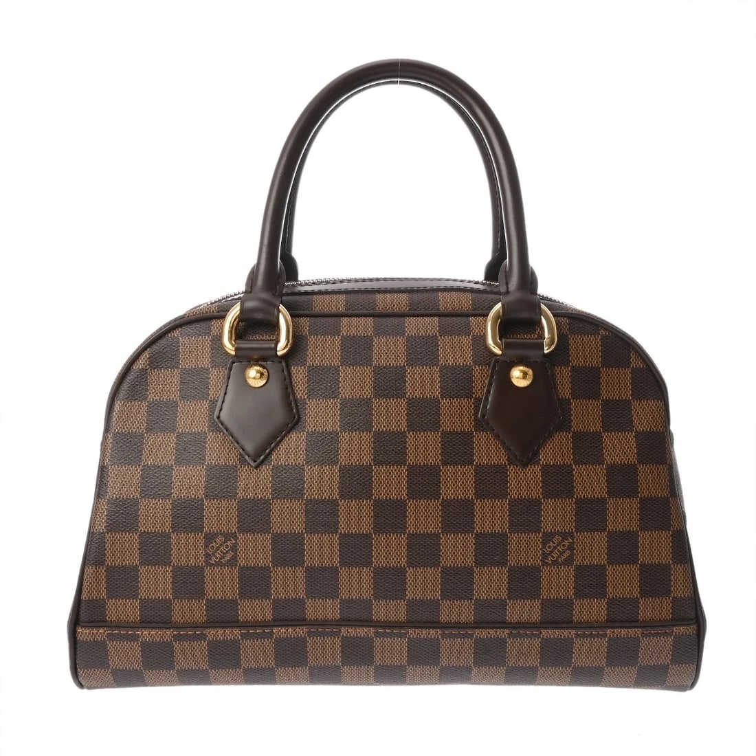 LOUIS VUITTON DUOMO DAMIER DAMIER CANVAS EBENE HANDBAG (1 of 8)