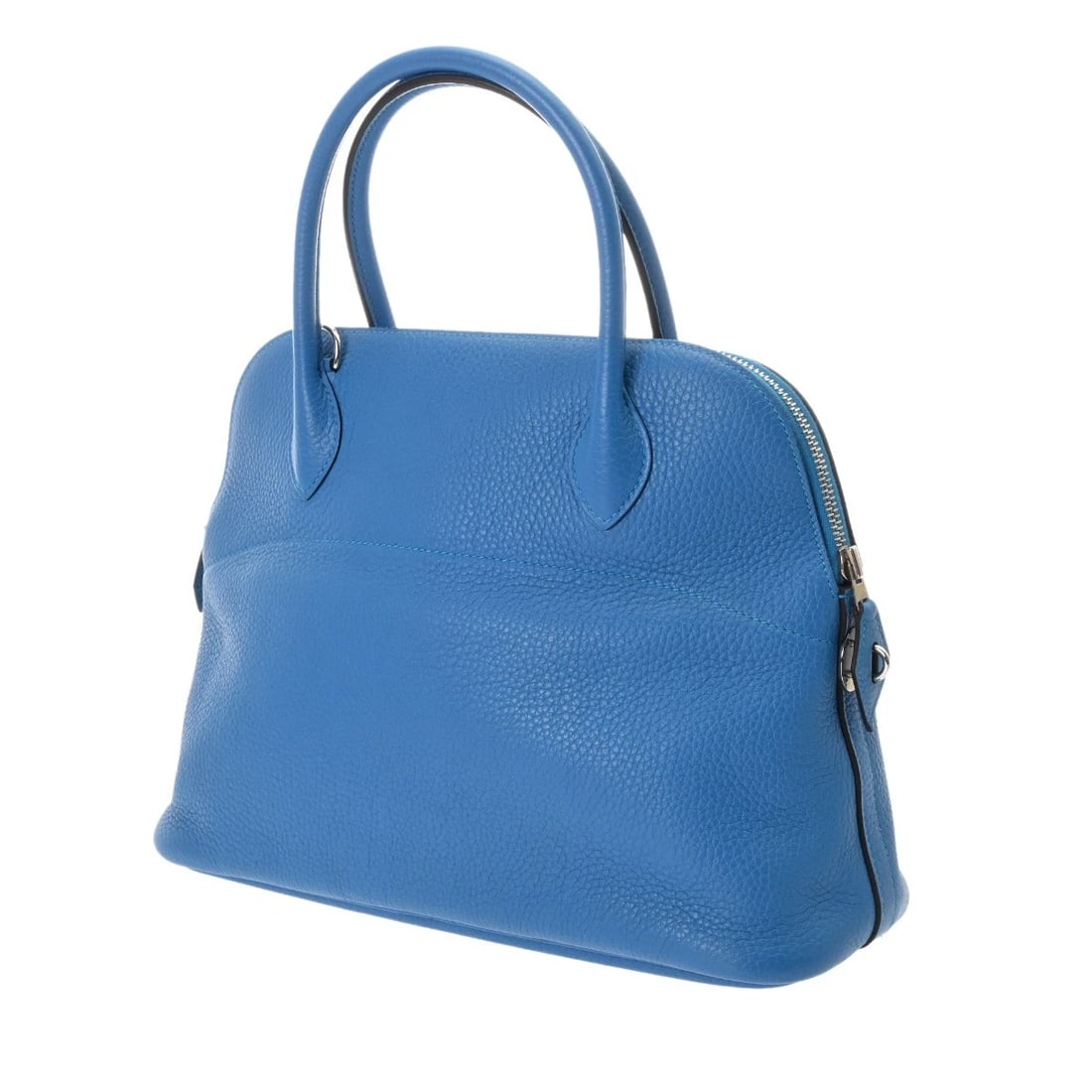 HERMES BOLIDE 31 2WAY TAURILLON BLUE ZANZIBAR HANDBAG (1 of 7)