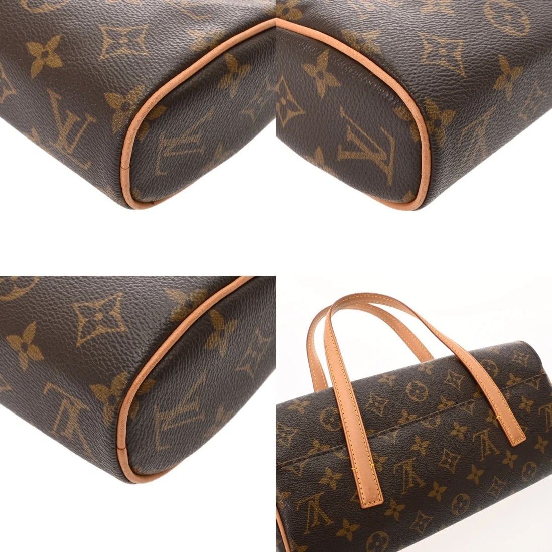 LOUIS VUITTON SONATINE MONOGRAM HANDBAG - 7