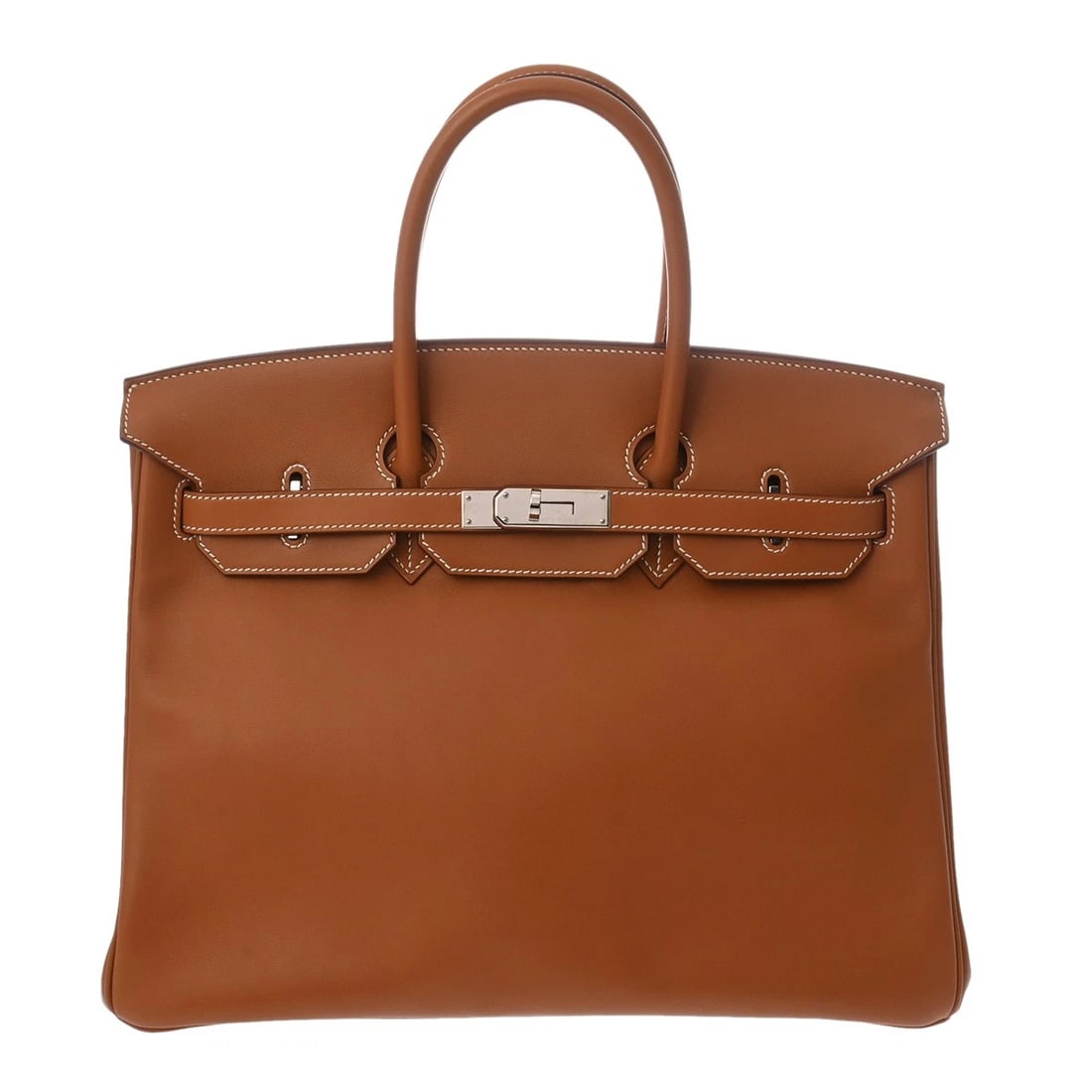 HERMES BIRKIN 35 VAUX SWIFT GOLD UNISEX HANDBAG (1 of 7)